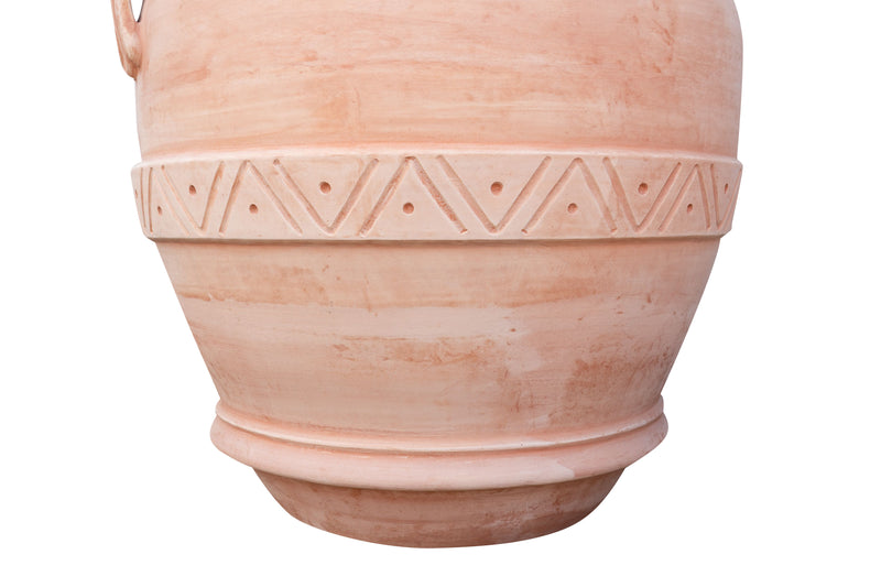 Biscottini Orcio in terracotta Galestro festonato 100% Made in Italy, interamente fatto a mano