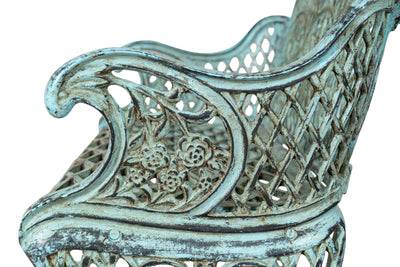 Biscottini Panchina Liberty in ghisa finitura anticata Molto robusta, stabile Offerta