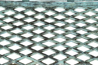 Biscottini Panchina Liberty in ghisa finitura anticata Molto robusta, stabile Offerta