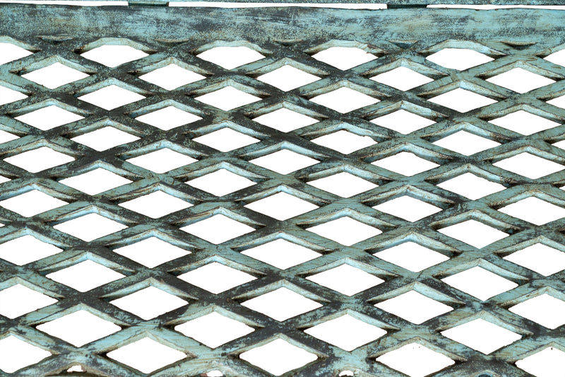 Biscottini Panchina Liberty in ghisa finitura anticata Molto robusta, stabile Offerta