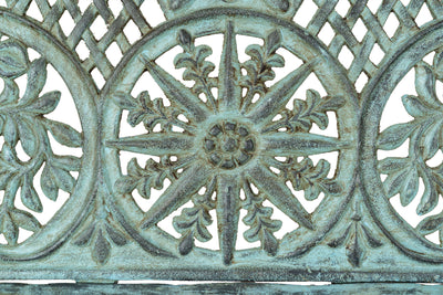 Biscottini Panchina Liberty in ghisa finitura anticata Molto robusta, stabile Offerta