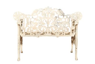 Biscottini Panchina Liberty in ghisa finitura anticata Molto robusta, stabile Offerta