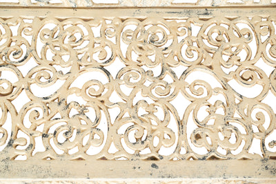 Biscottini Panchina Liberty in ghisa finitura anticata Molto robusta, stabile Offerta