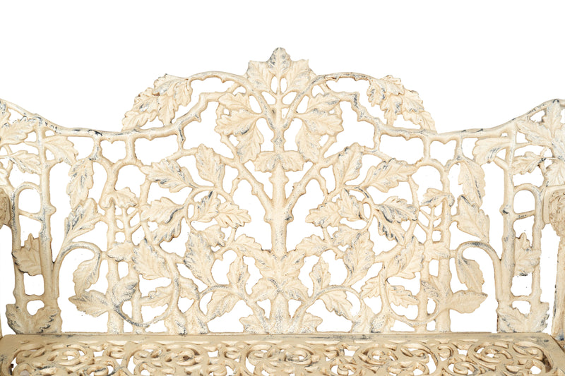 Biscottini Panchina Liberty in ghisa finitura anticata Molto robusta, stabile Offerta