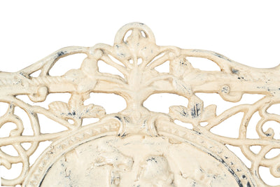 Biscottini Panchina Liberty in ghisa finitura anticata Molto robusta, stabile Offerta