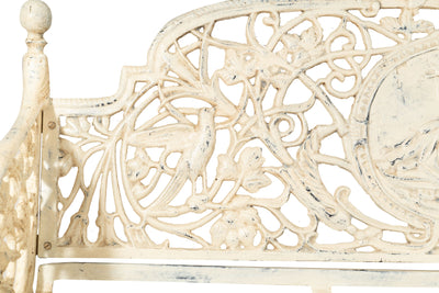 Biscottini Panchina Liberty in ghisa finitura anticata Molto robusta, stabile Offerta