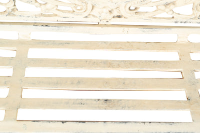 Biscottini Panchina Liberty in ghisa finitura anticata Molto robusta, stabile Offerta