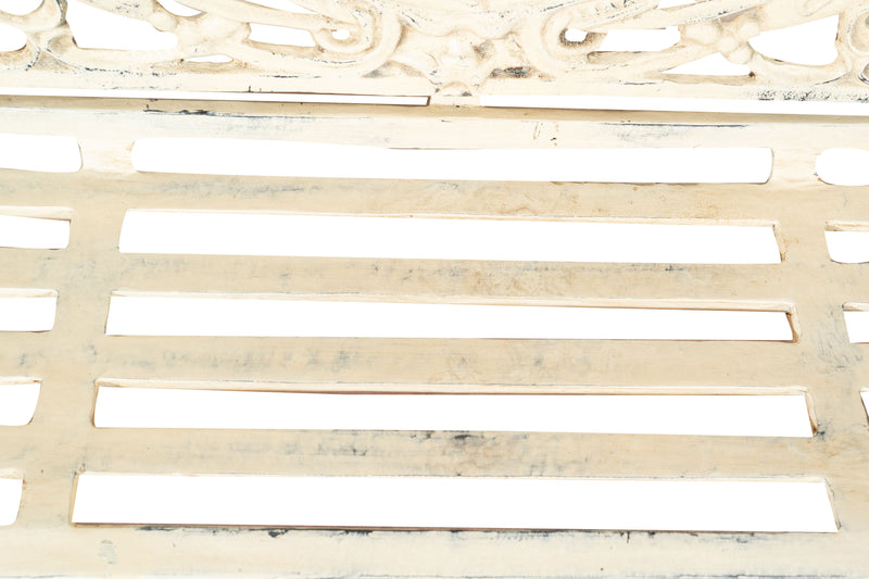 Biscottini Panchina Liberty in ghisa finitura anticata Molto robusta, stabile Offerta