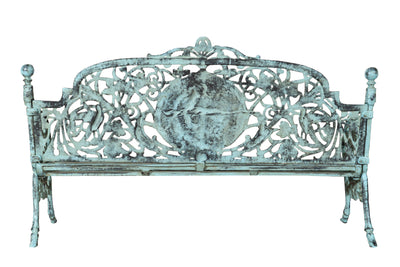 Biscottini Panchina Liberty in ghisa finitura anticata Molto robusta, stabile Offerta