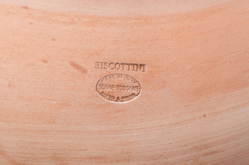 Biscottini Orcio in Terracotta 100% Made in Italy interamente Lavorata a Mano Vaso conca