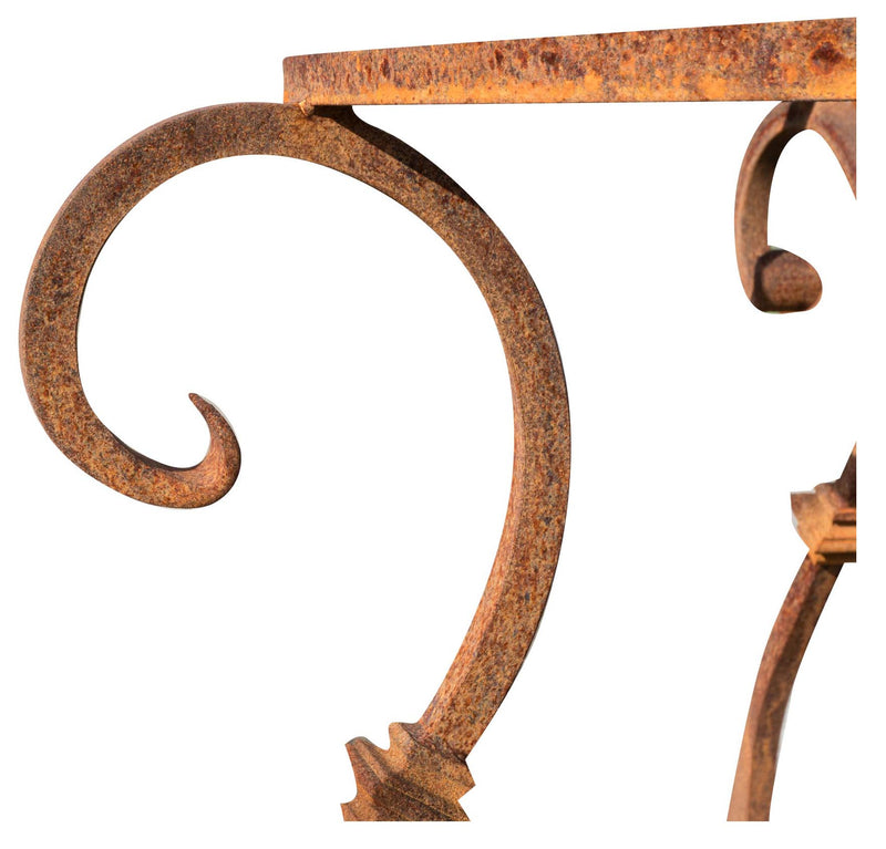 Biscottini Base tavolo in ferro pieno rotonda L110xPR110xH74 cm. (diam.90 cm.) forgiato