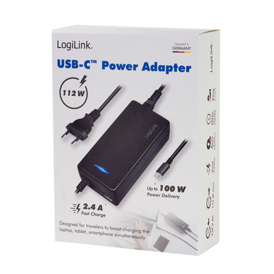 Alimentatore da Tavolo 1x USB-C PD e 1x USB-A 112W