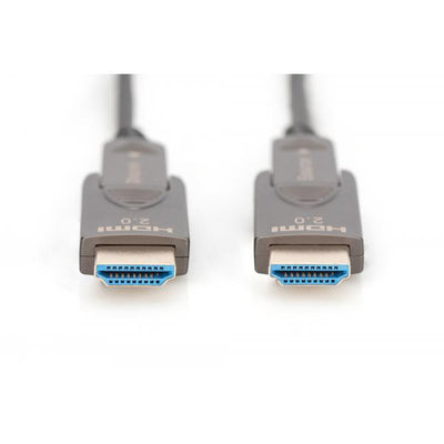 Digitus Cavo in fibra ottica ibrido 4K - HDMI AOC con 10m connettore rimovibile (DIGITUS Glasfaserkabel HDMI AOC 10m H)