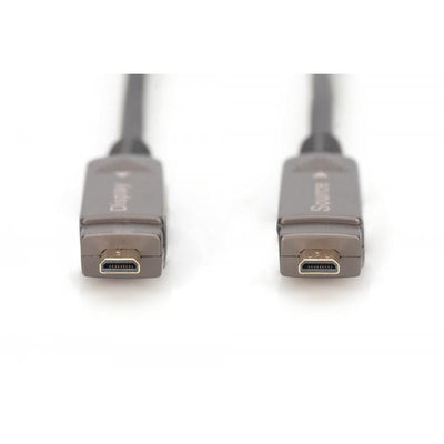 Digitus Cavo in fibra ottica ibrido 4K - HDMI AOC con 10m connettore rimovibile (DIGITUS Glasfaserkabel HDMI AOC 10m H)