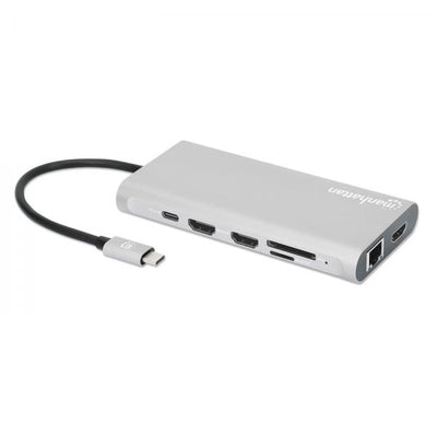 Docking Station USB-C PD 12-in-1 5 Porte USB SD e MicroSD HDMI con MST 4K