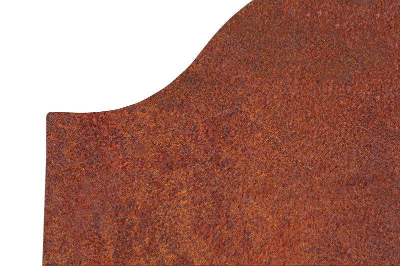 Biscottini Piastra da camino in fusione di ghisa ruggine al naturale realizzata decorata