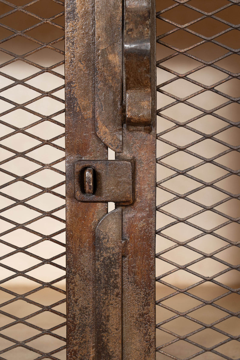 Biscottini Armadio in ferro finitura anticata Molto solido robusto Offerta Speciale