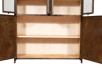 Biscottini Armadio in ferro finitura anticata Molto solido robusto Offerta Speciale