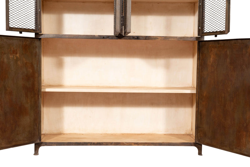 Biscottini Armadio in ferro finitura anticata Molto solido robusto Offerta Speciale