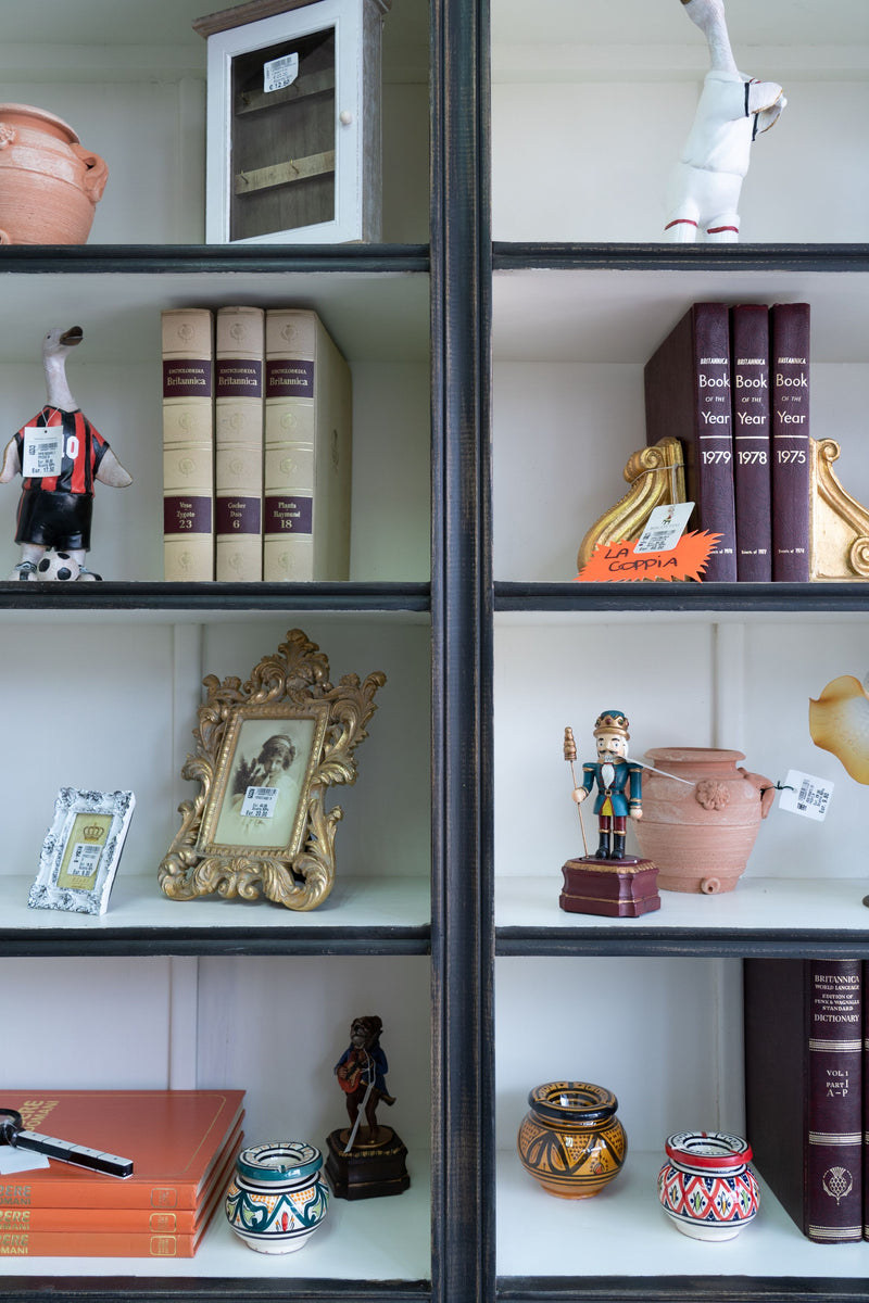Biscottini Libreria in legno massello di teak