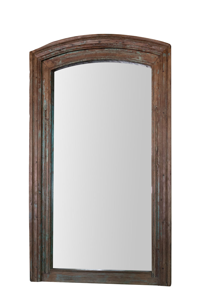 Biscottini Specchio da parete in legno massello di teak