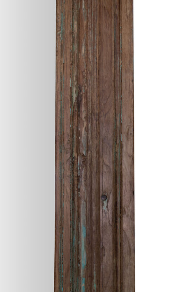 Biscottini Specchio da parete in legno massello di teak