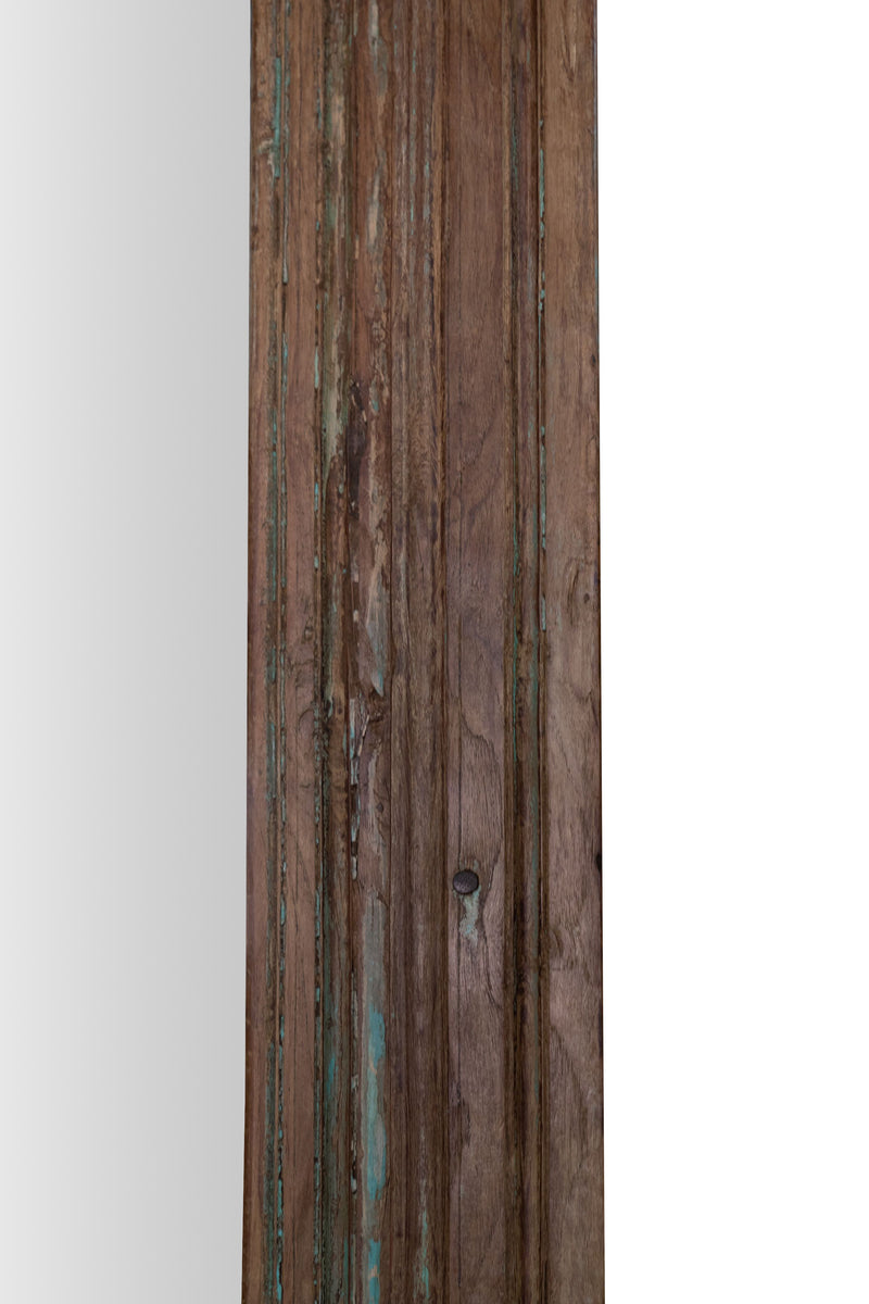 Biscottini Specchio da parete in legno massello di teak