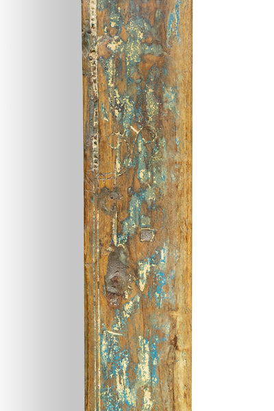 Biscottini Specchio da parete in legno massello di teak