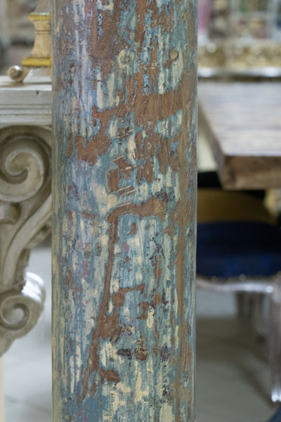 Biscottini Coppia di colonne in legno massello di teak