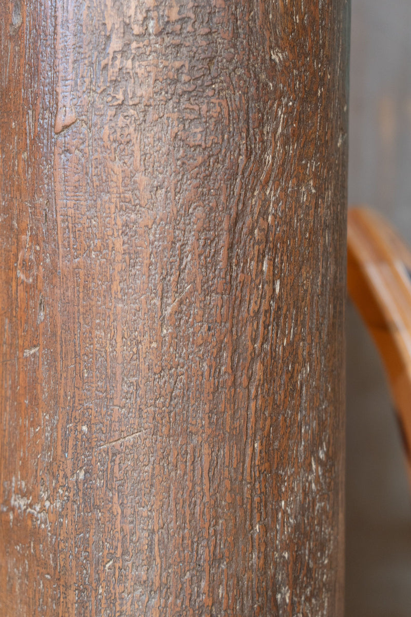 Biscottini Coppia di colonne in legno massello di teak