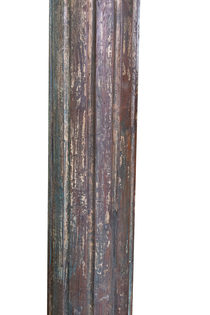 Biscottini Coppia di colonne in legno massello di teak