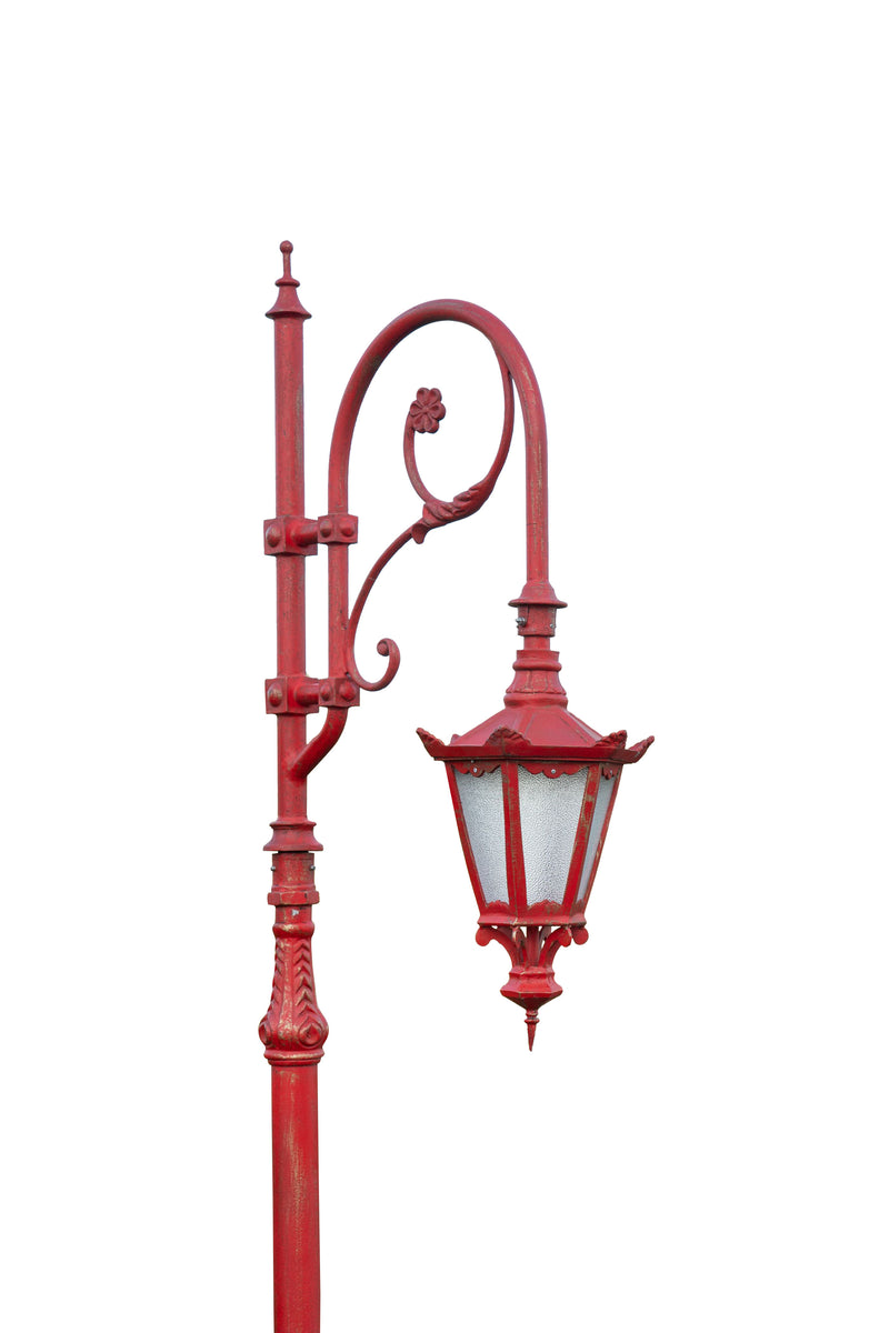 Biscottini Lampione in ghisa e ferro finitura anticata Molto pesante, stabile Offerta