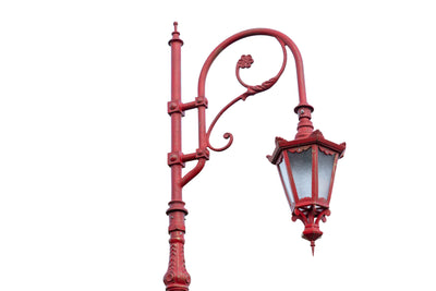 Biscottini Lampione in ghisa e ferro finitura anticata Molto pesante, stabile Offerta