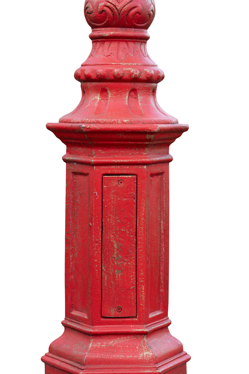 Biscottini Lampione in ghisa e ferro finitura anticata Molto pesante, stabile Offerta