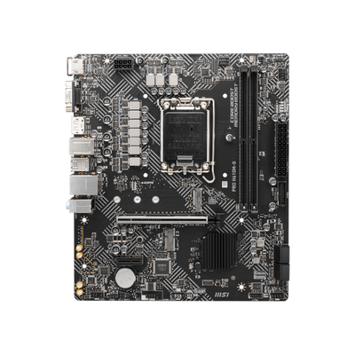 MSI MB H610, PRO H610M-G DDR5, LGA 1700, 2DDR5,1PCI-Ex16,1PCI-Ex1,2M.2, 4SATA3