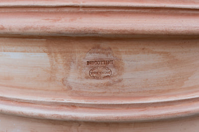 Biscottini Ciotola in Terracotta 100% Made in Italy interamente Lavorata a Mano L127XPR127XH40 CM