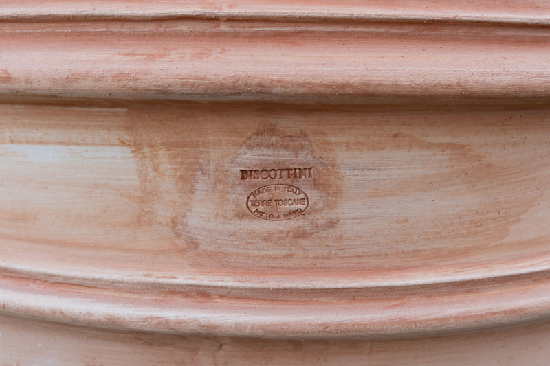 Biscottini Ciotola in Terracotta 100% Made in Italy interamente Lavorata a Mano L127XPR127XH40 CM