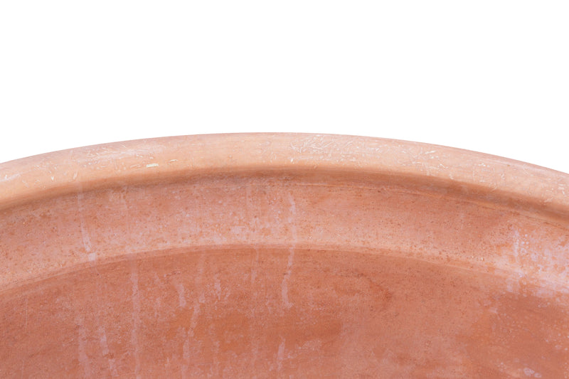 Biscottini Ciotola in Terracotta 100% Made in Italy interamente Lavorata a Mano L127XPR127XH40 CM