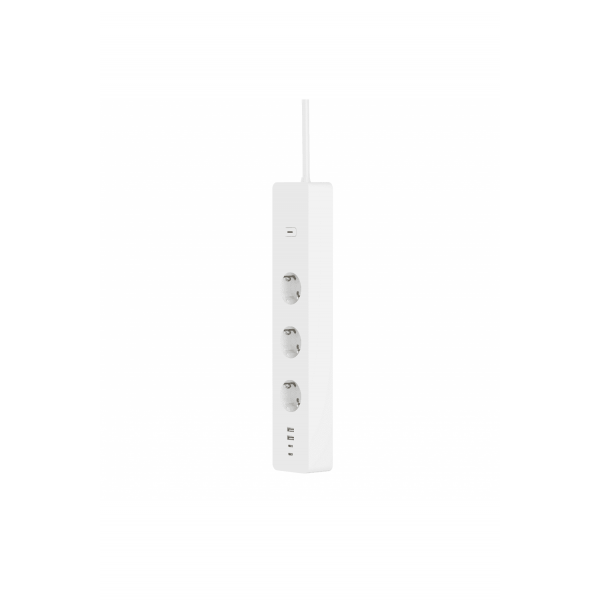Multipresa Intelligente 3 Prese Schuko 4 USB Controllo Vocale, R6132