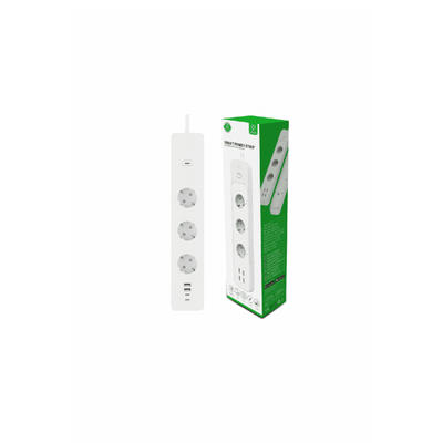 Multipresa Intelligente 3 Prese Schuko 4 USB Controllo Vocale, R6132