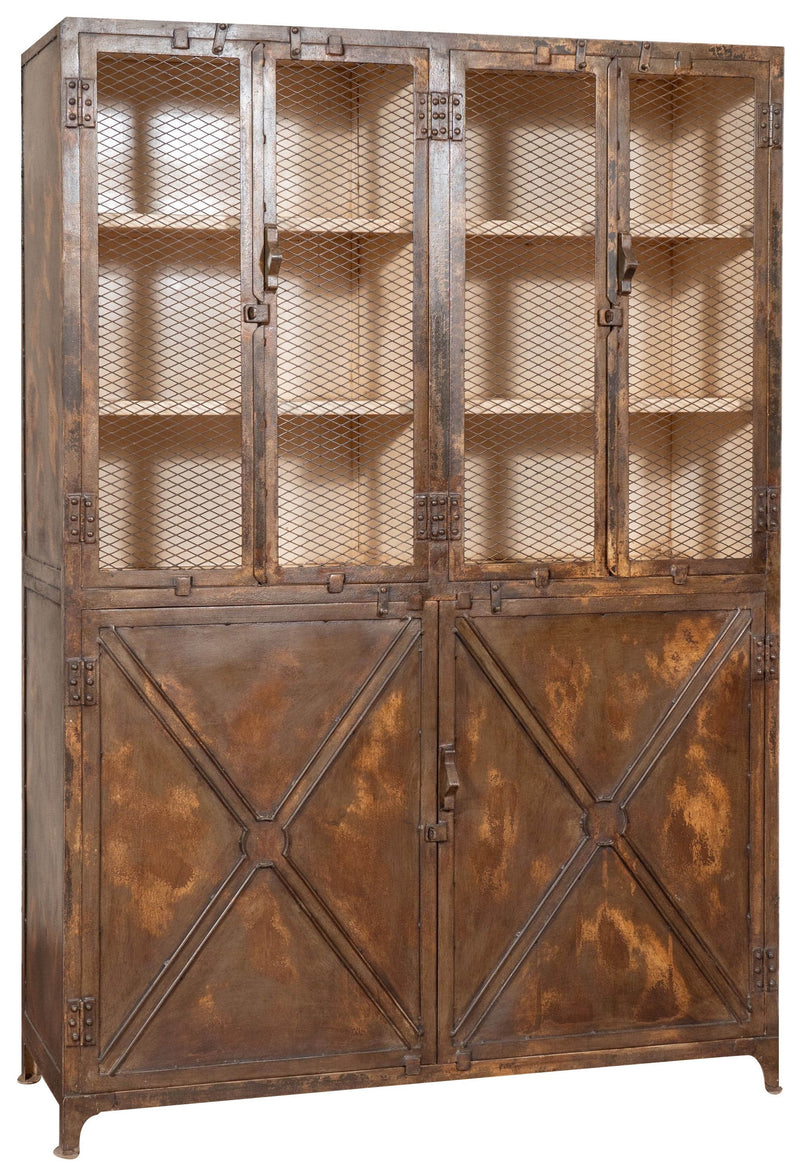 Biscottini Armadio in ferro finitura anticata Molto solido robusto Offerta Speciale