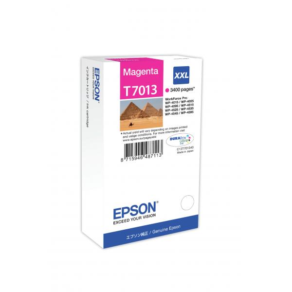CARTUCCIA EPSON T7013 XXL MAGENTA 3400PG