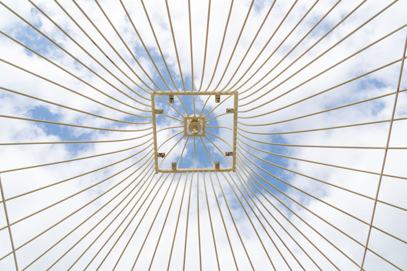 Biscottini Gazebo in ferro L400XPR400XH365 CM Molto solido stabile Offerta Speciale