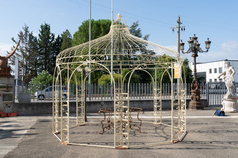 Biscottini Gazebo in ferro L400XPR400XH390 CM Molto solido stabile Offerta Speciale
