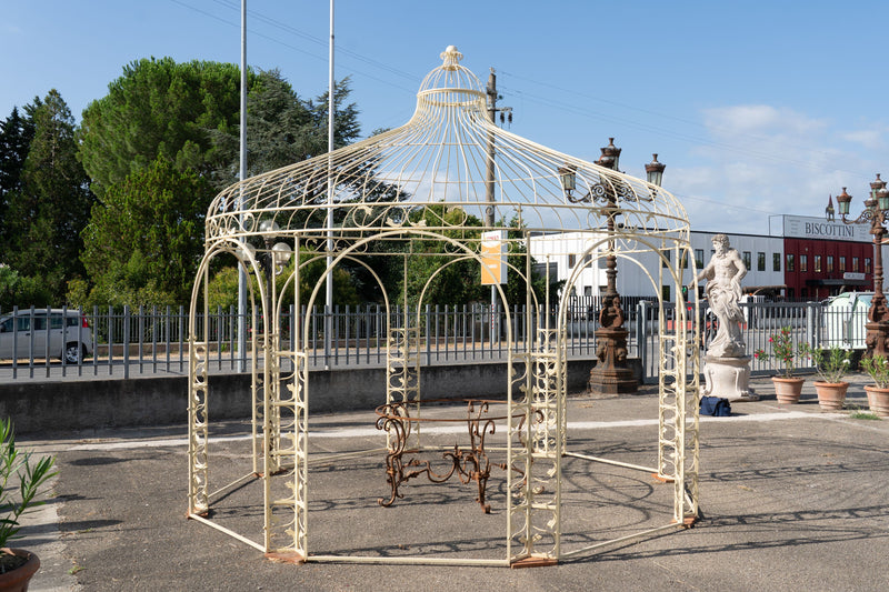 Biscottini Gazebo in ferro L400XPR400XH390 CM Molto solido stabile Offerta Speciale
