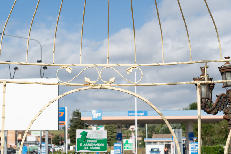 Biscottini Gazebo in ferro L400XPR400XH390 CM Molto solido stabile Offerta Speciale