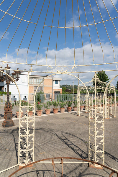 Biscottini Gazebo in ferro L400XPR400XH390 CM Molto solido stabile Offerta Speciale