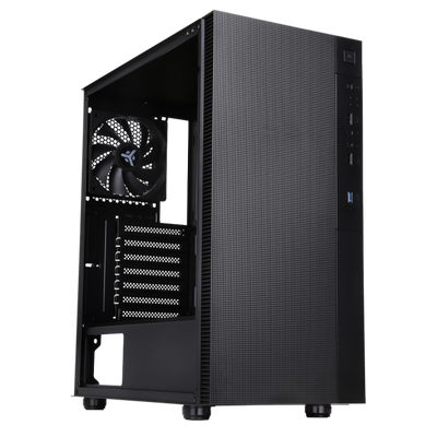 Case iTek SYLENT 03N - Mid-Tower - Fonoassorbente, Mesh - Usb 3 - Nero