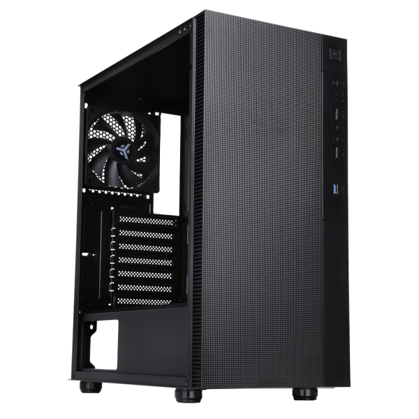 Case iTek SYLENT 03N - Mid-Tower - Fonoassorbente, Mesh - Usb 3 - Nero