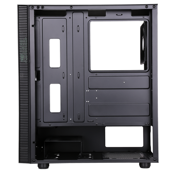 Case iTek SYLENT 03N - Mid-Tower - Fonoassorbente, Mesh - Usb 3 - Nero